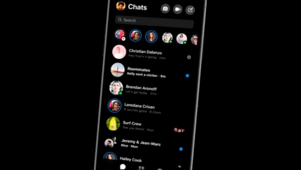 Activa el modo oscuro de Facebook Messenger